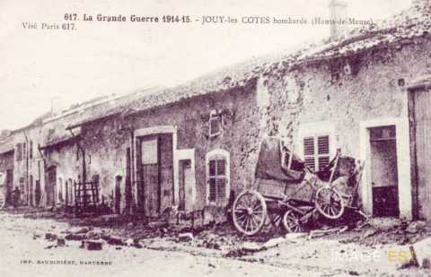 Maisons bombardes (Jouy-sous-les-Côtes)
